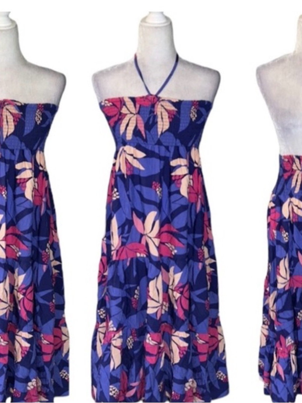 Abel the Label‎ Floral 3-in-1 Strapless or halter dress or skirt Anthropologie